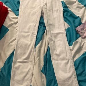 Hollister White Jeans